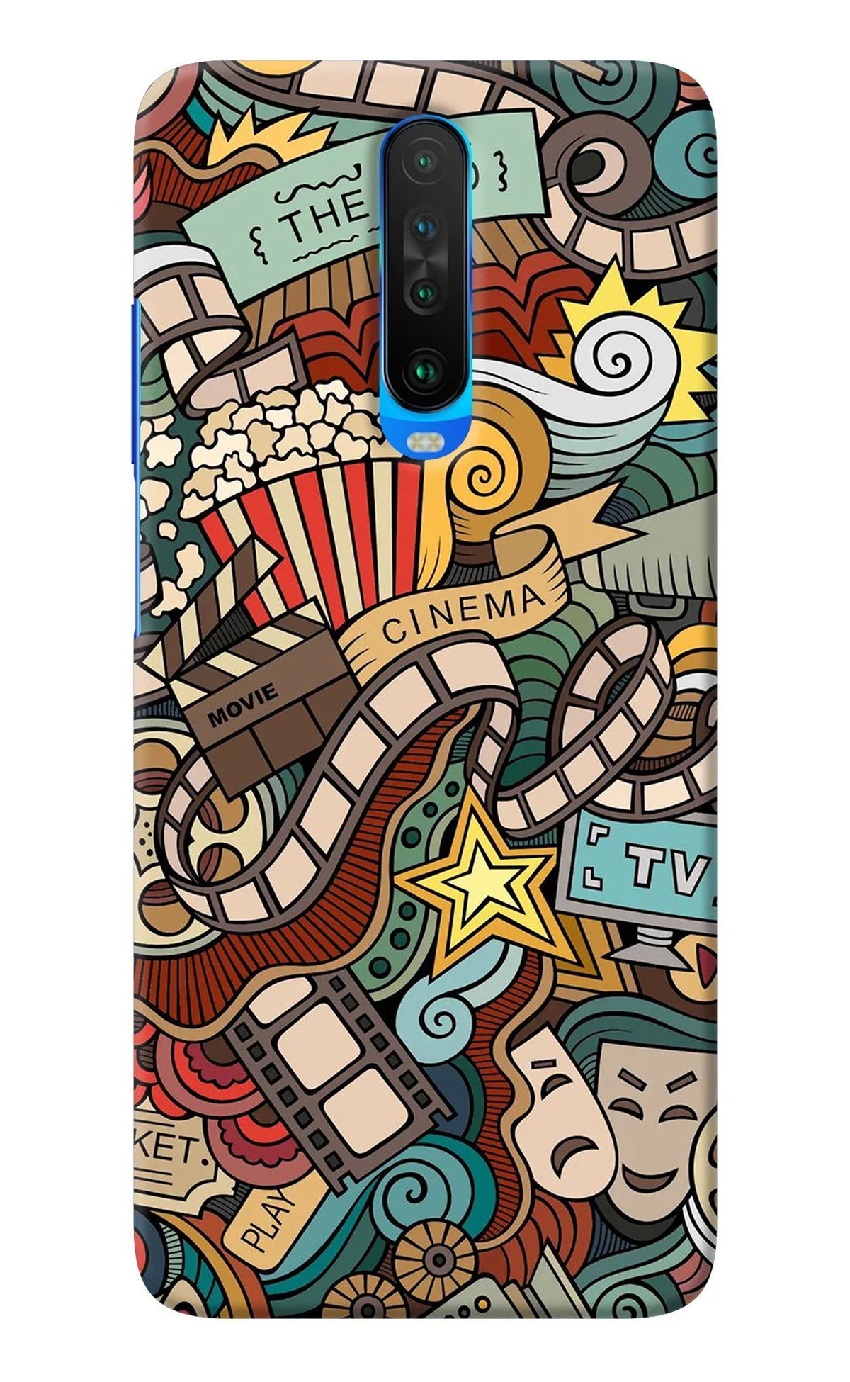 Cinema Abstract Poco X2 Back Cover