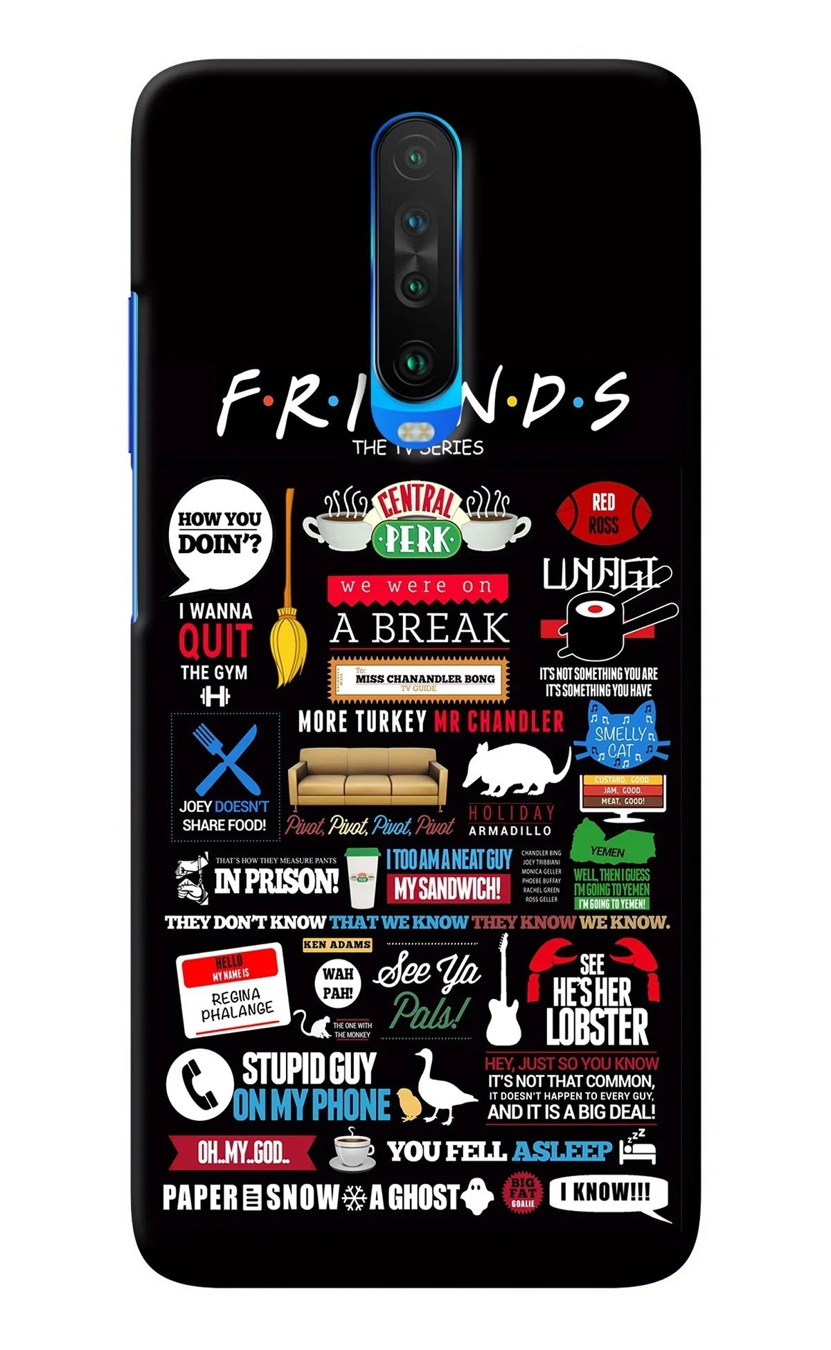 FRIENDS Poco X2 Back Cover