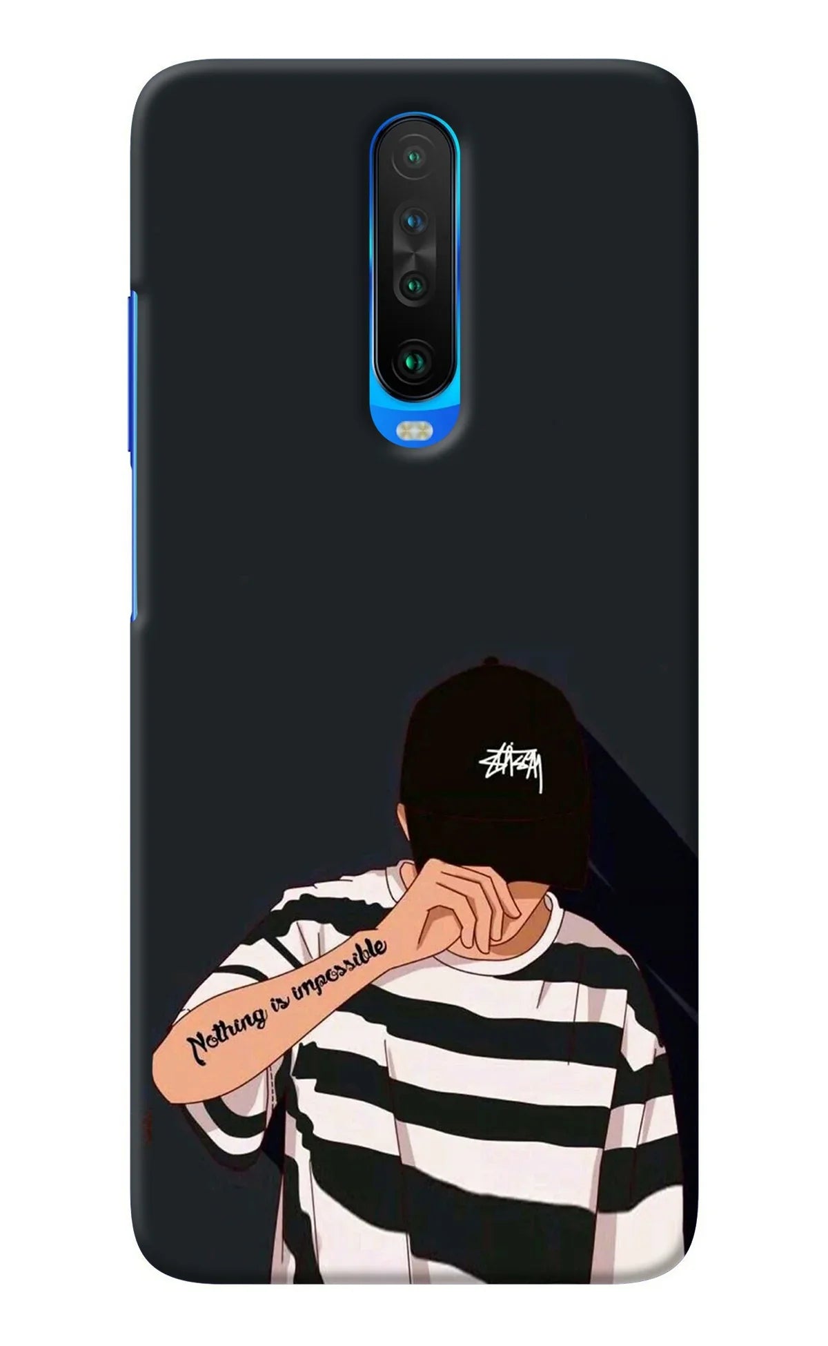 Aesthetic Boy Poco X2 Back Cover
