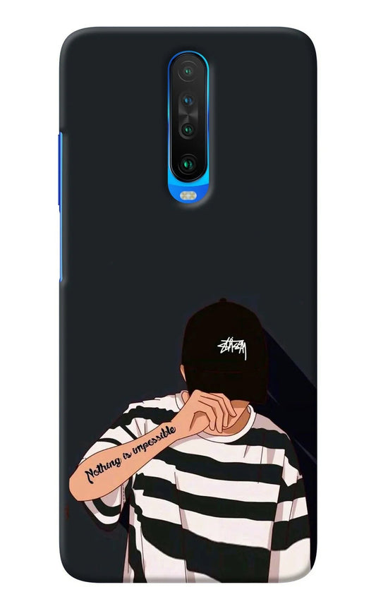 Aesthetic Boy Poco X2 Back Cover