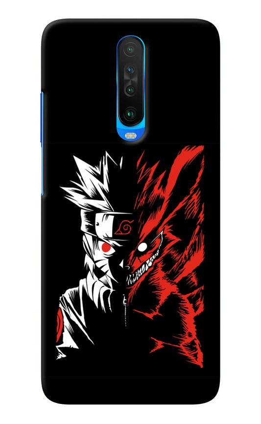 Naruto Two Face Poco X2 Back Cover