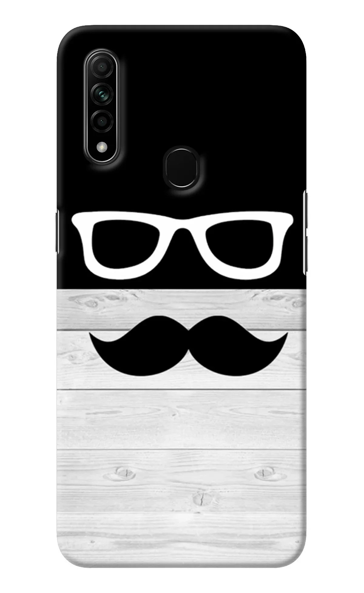 Mustache Oppo A31 Back Cover