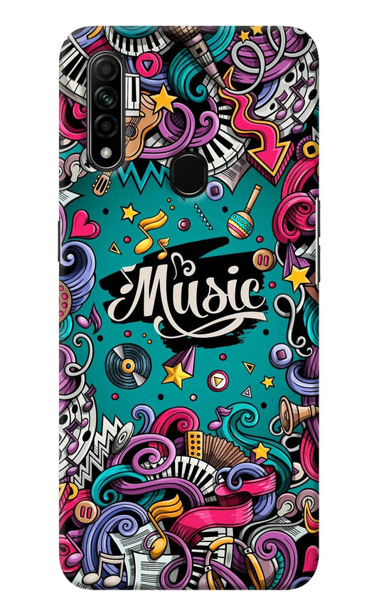 Music Graffiti Oppo A31 Back Cover