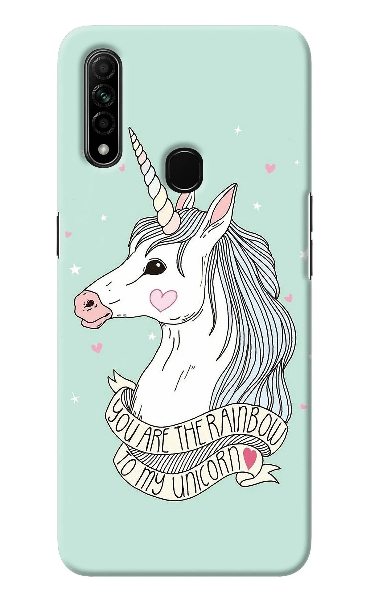 Unicorn Wallpaper Oppo A31 Back Cover