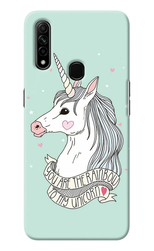 Unicorn Wallpaper Oppo A31 Back Cover