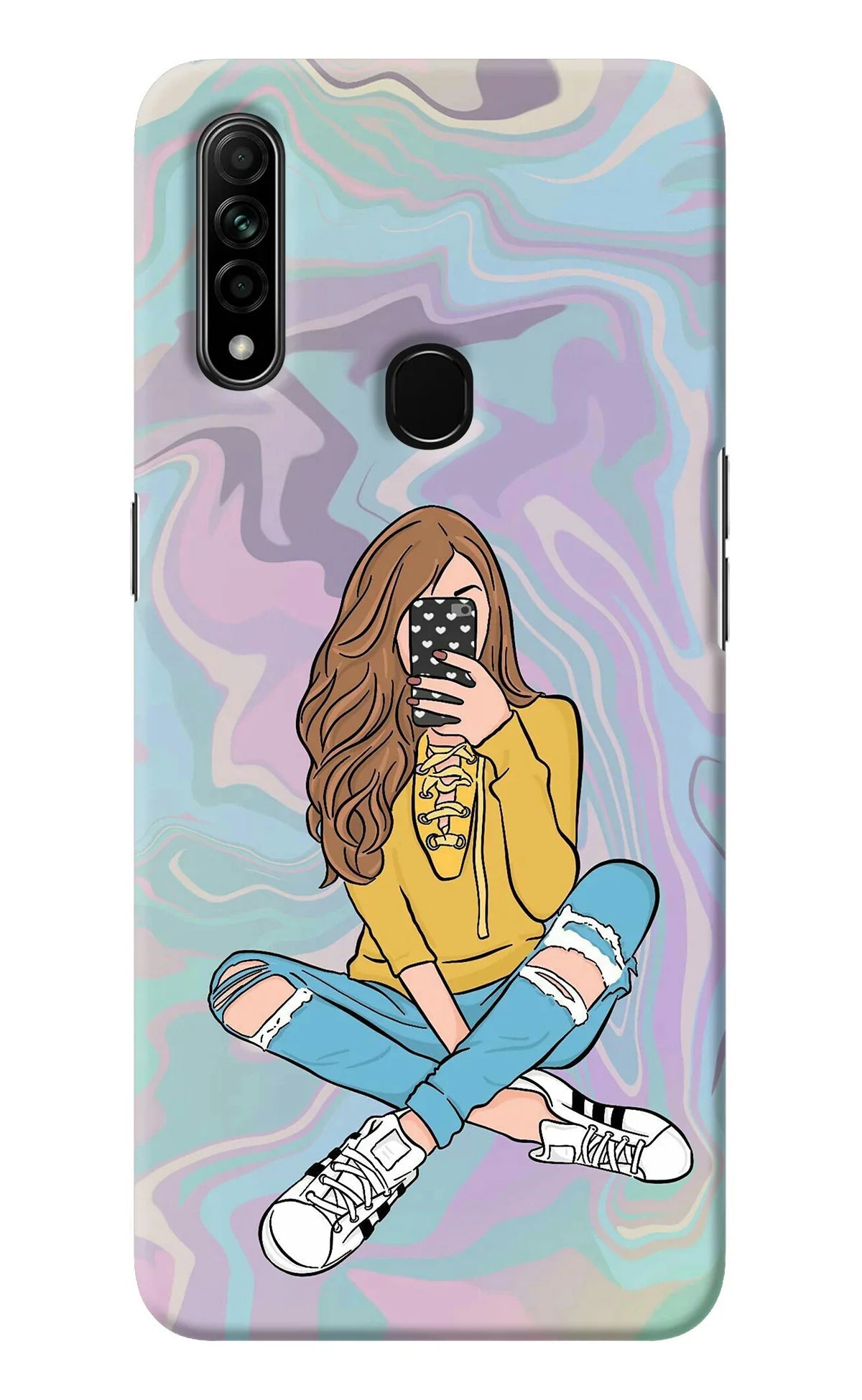 Selfie Girl Oppo A31 Back Cover