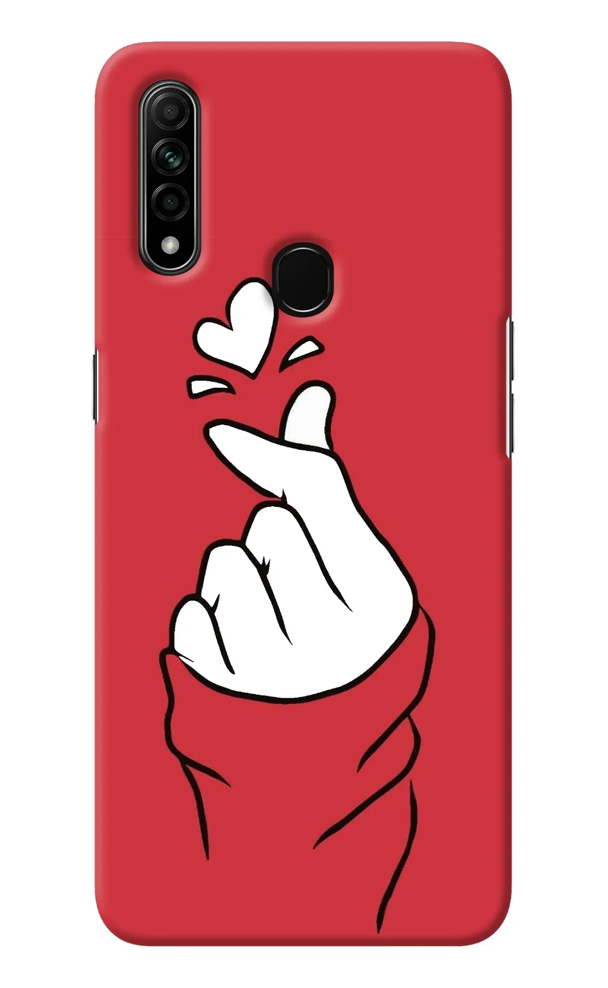 Korean Love Sign Oppo A31 Back Cover