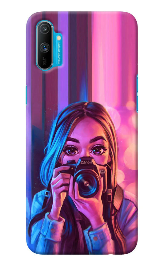 Girl Photographer Realme C3 Back Cover