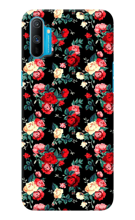 Rose Pattern Realme C3 Back Cover