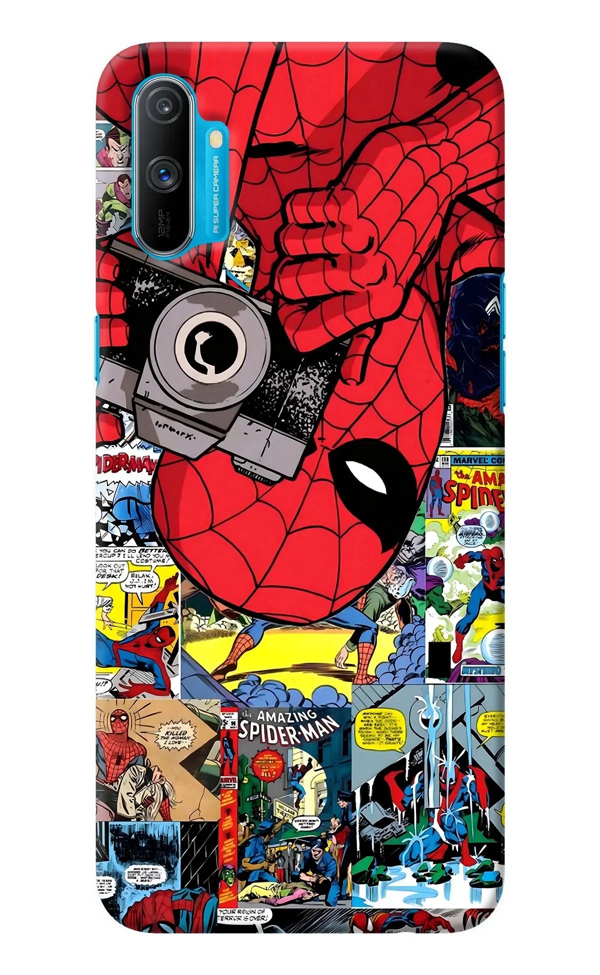Spider Man Realme C3 Back Cover