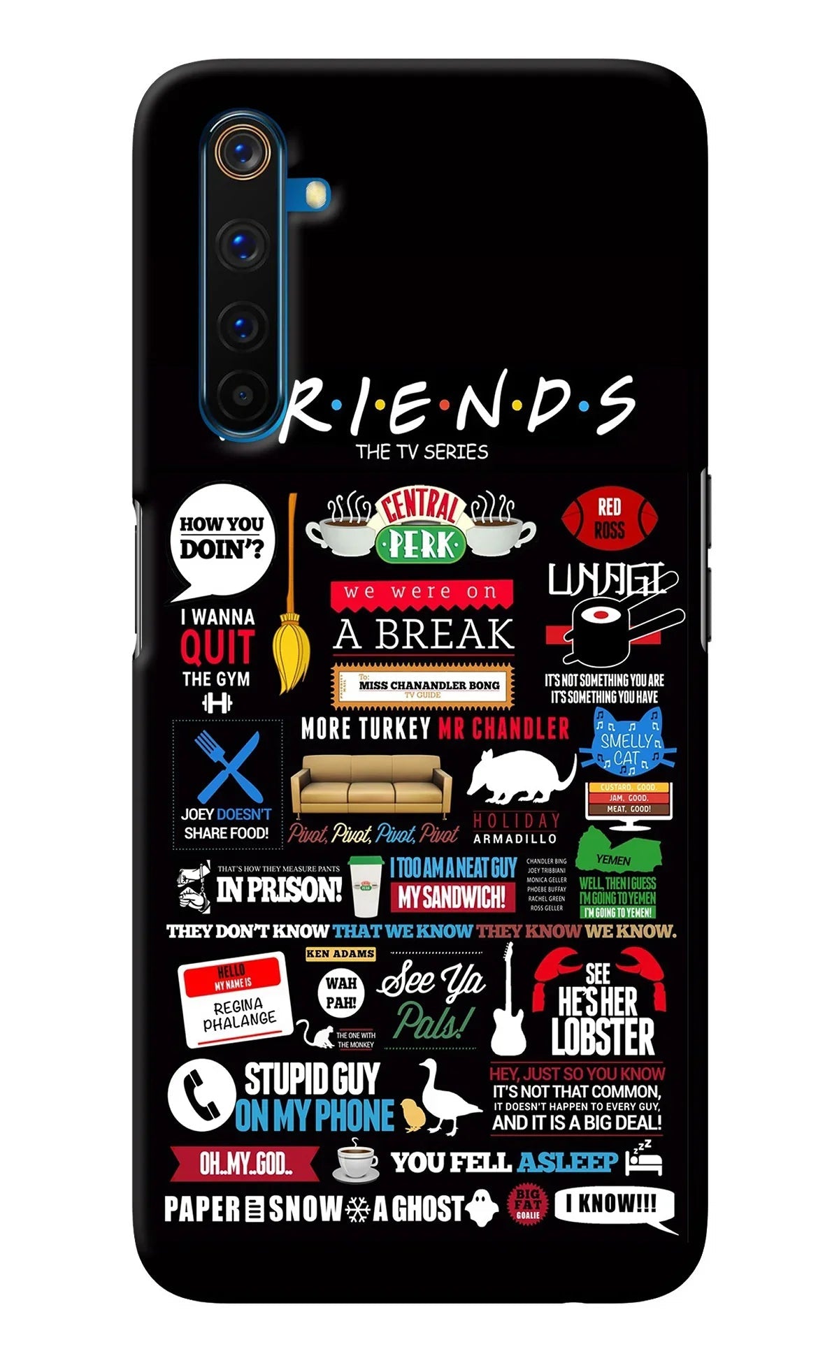FRIENDS Realme 6 Pro Back Cover
