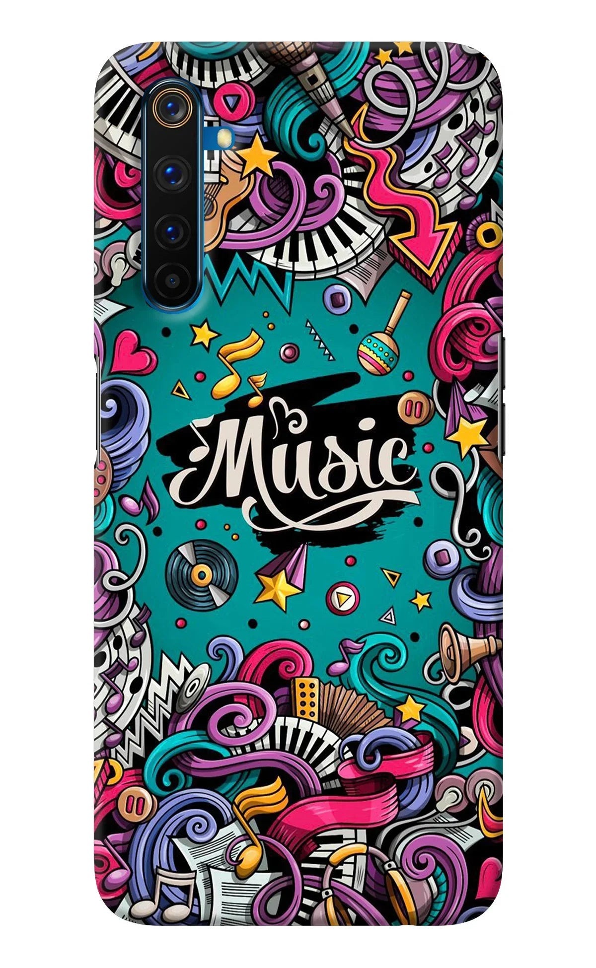 Music Graffiti Realme 6 Pro Back Cover