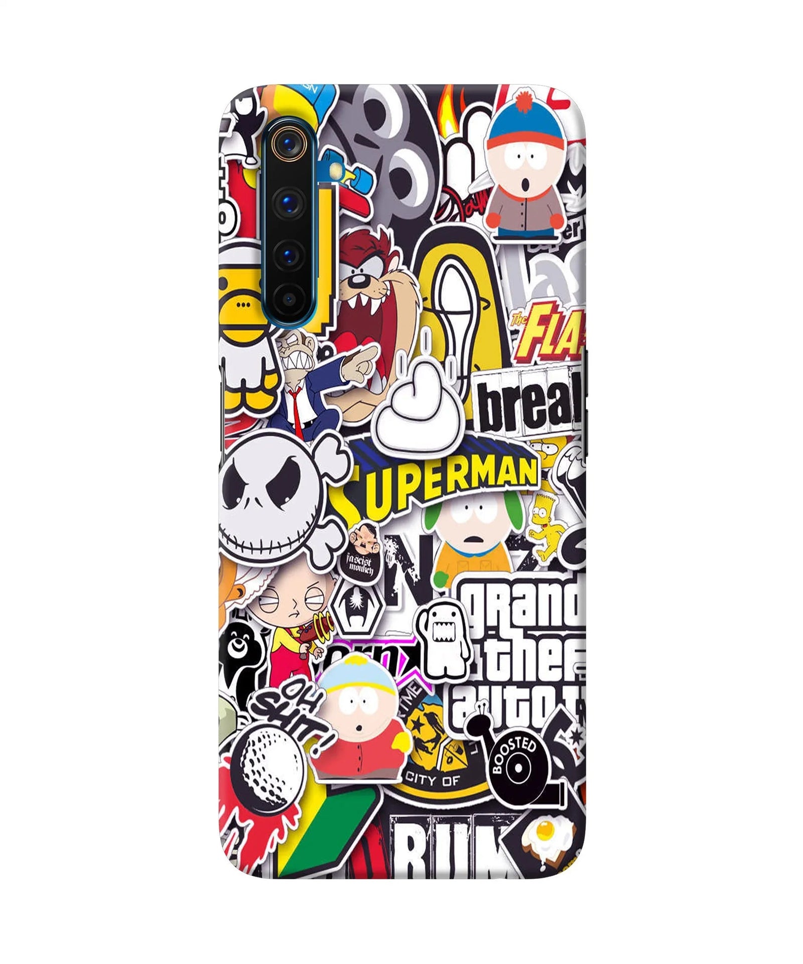 Sticker Bomb Realme 6 Pro Back Cover
