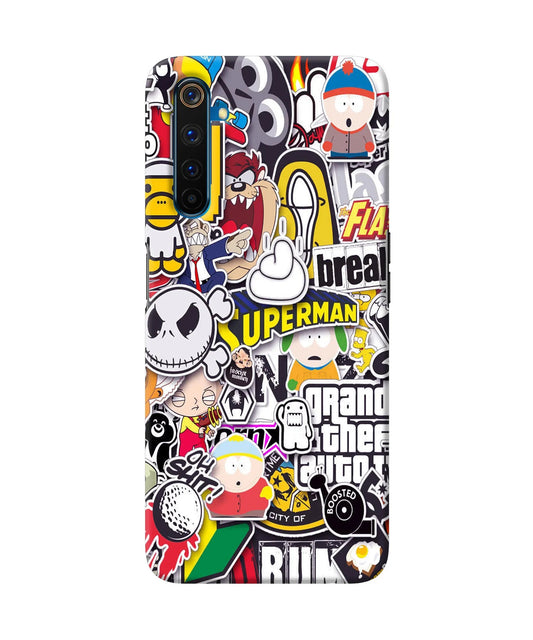 Sticker Bomb Realme 6 Pro Back Cover