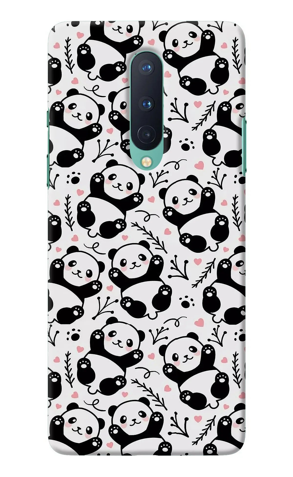 Cute Panda Oneplus 8 Back Cover