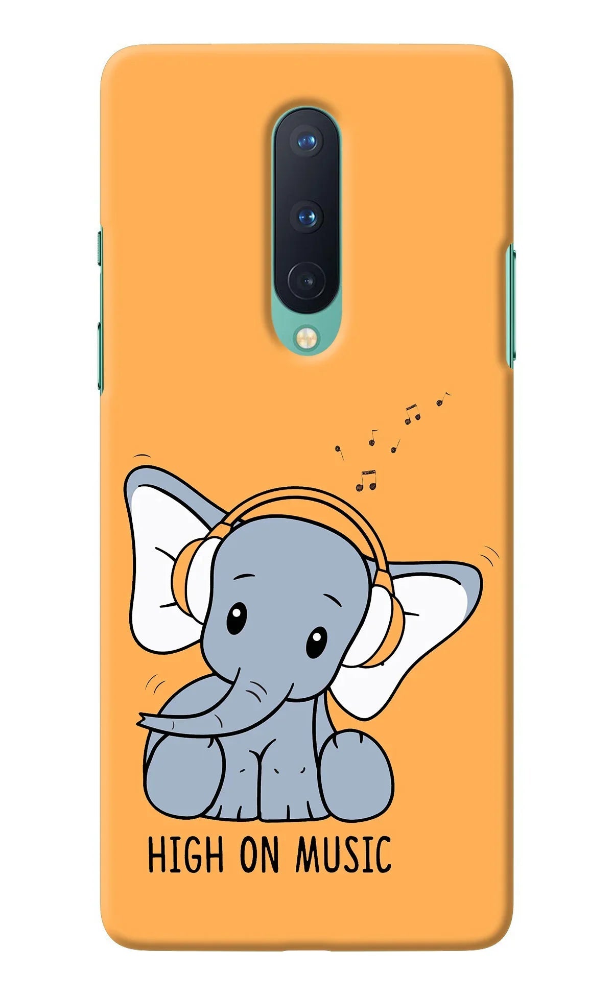 High On Music Oneplus 8 Back Cover