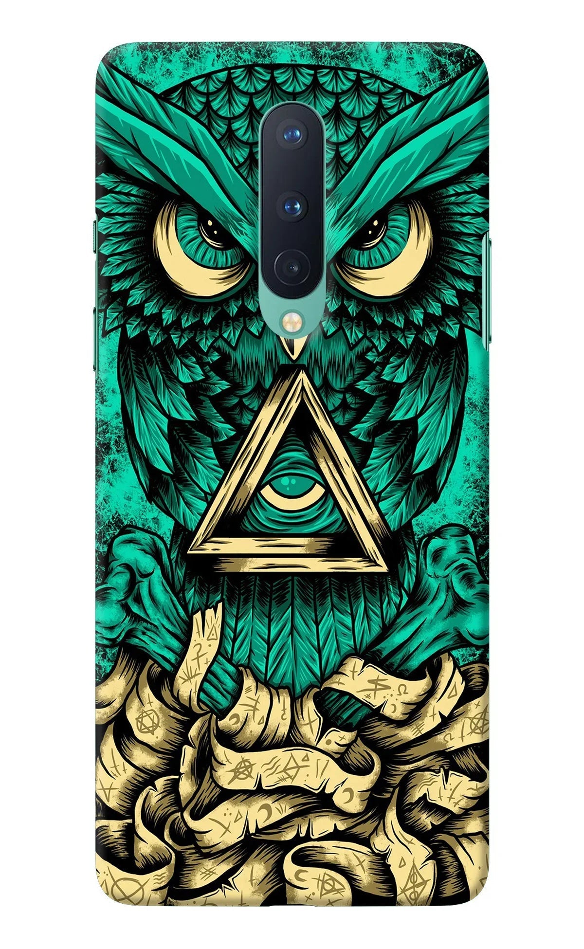 Green Owl Oneplus 8 Back Cover