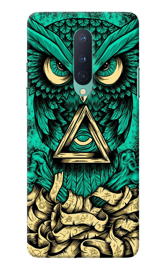 Green Owl Oneplus 8 Back Cover