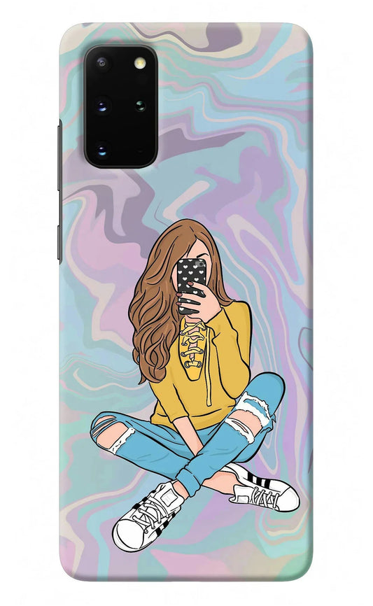 Selfie Girl Samsung S20 Plus Back Cover