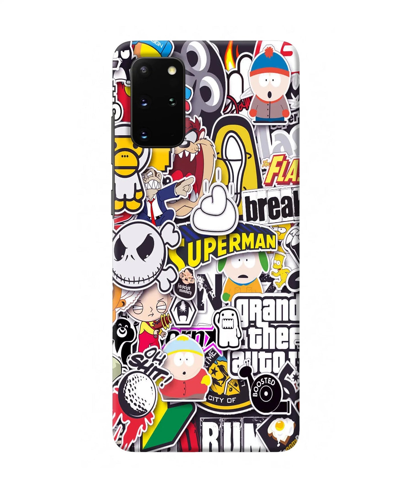 Sticker Bomb Samsung S20 Plus Back Cover