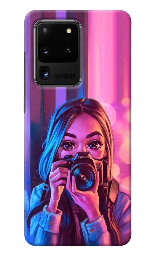 Girl Photographer Samsung S20 Ultra Back Cover