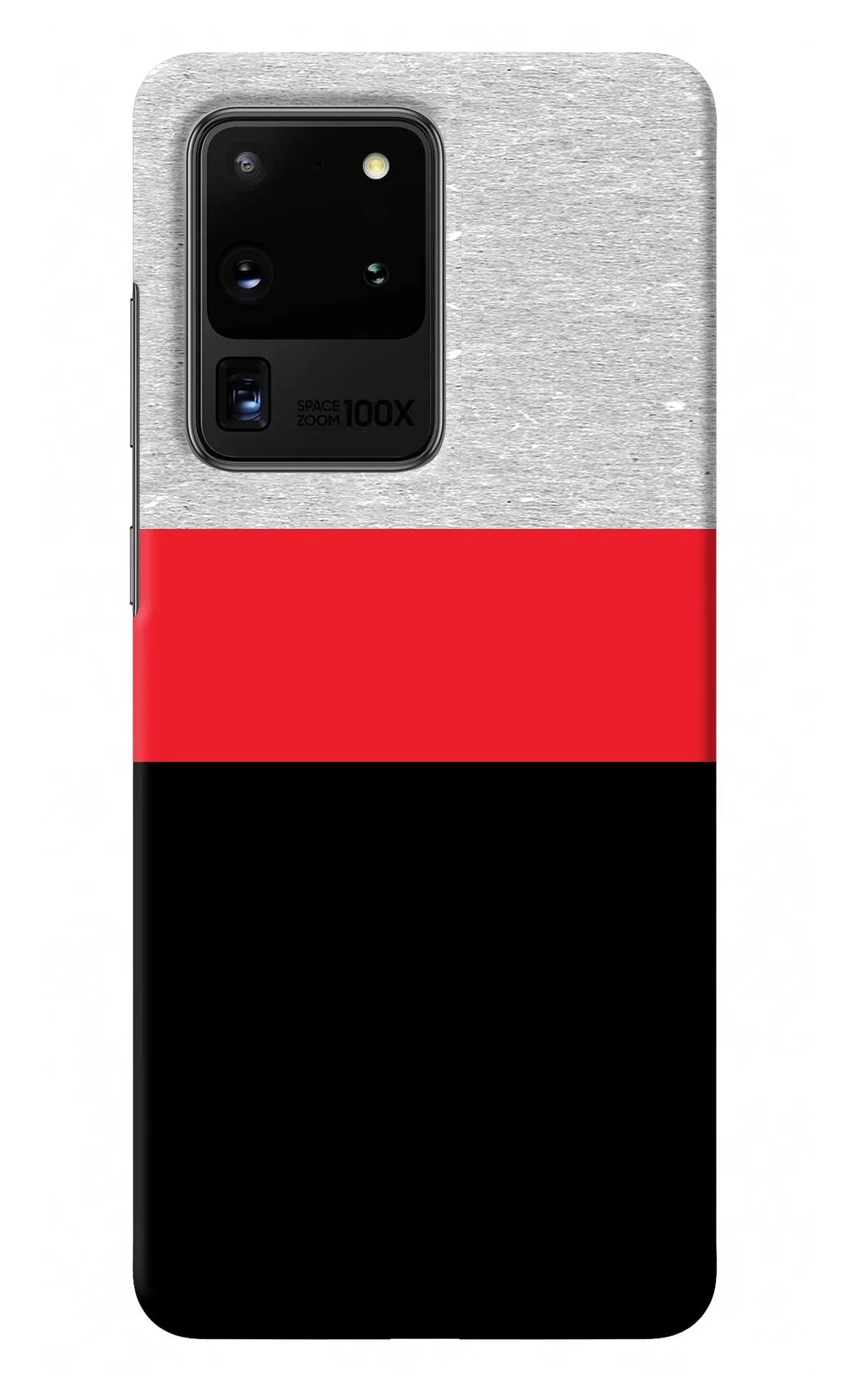 Tri Color Pattern Samsung S20 Ultra Back Cover