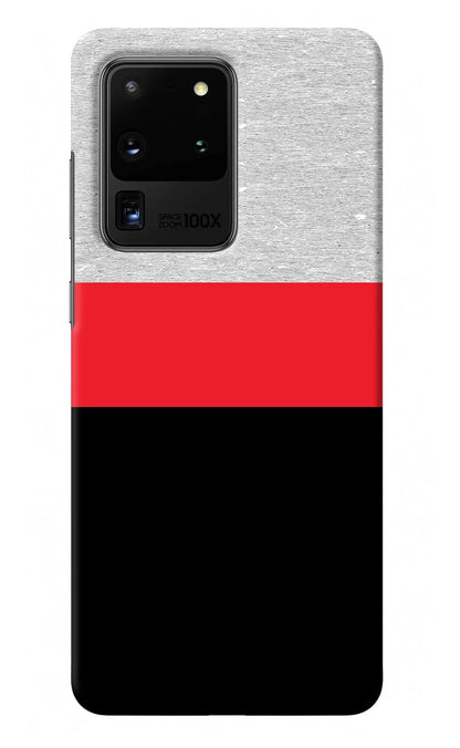 Tri Color Pattern Samsung S20 Ultra Back Cover