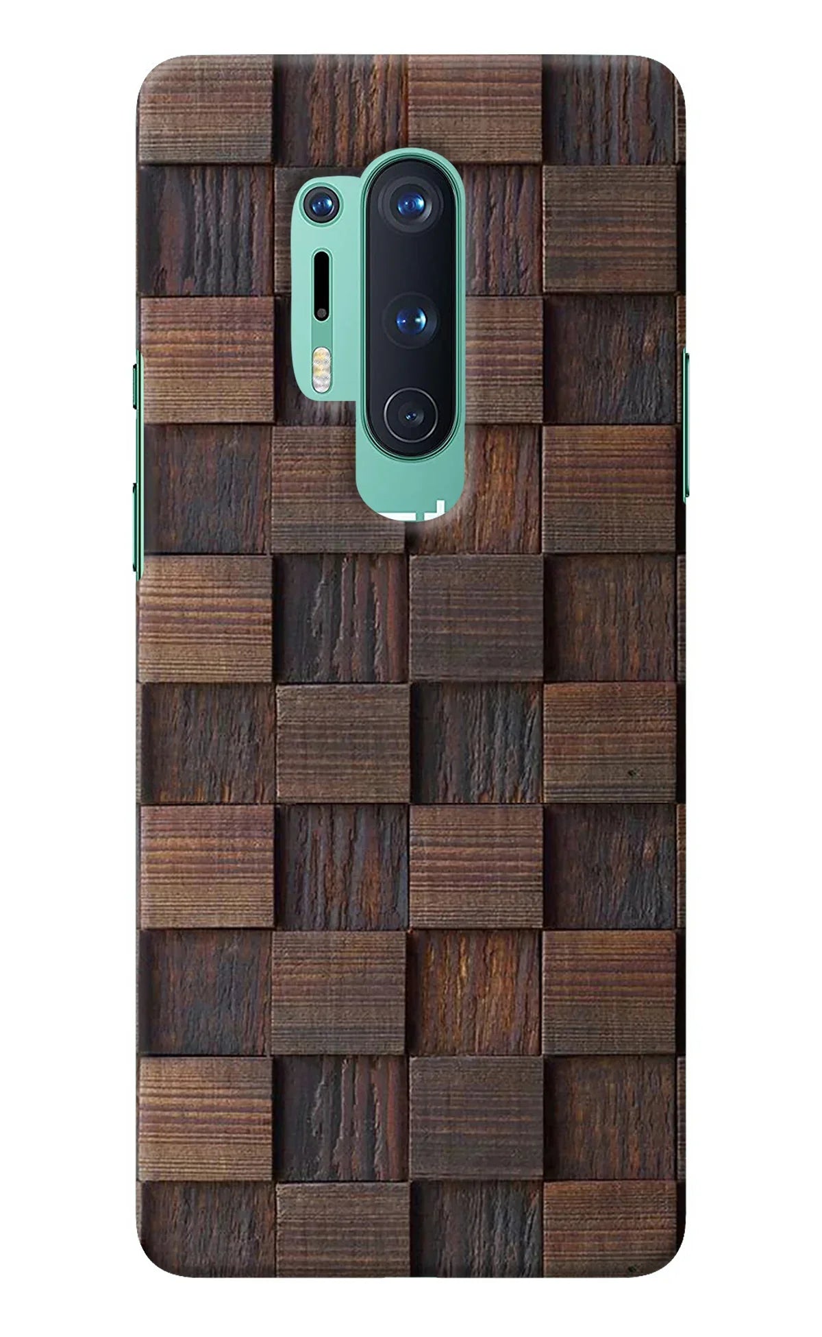 Wooden Cube Design Oneplus 8 Pro Back Cover