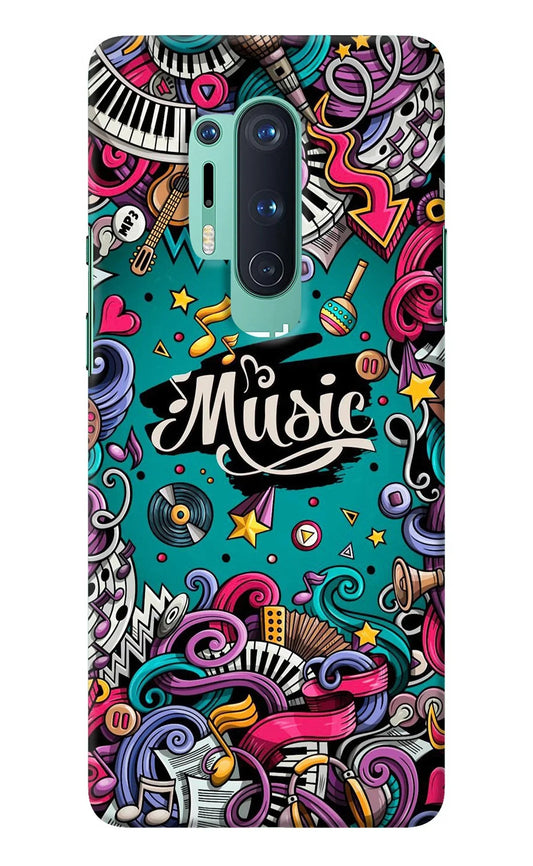 Music Graffiti Oneplus 8 Pro Back Cover