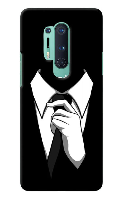 Black Tie Oneplus 8 Pro Back Cover