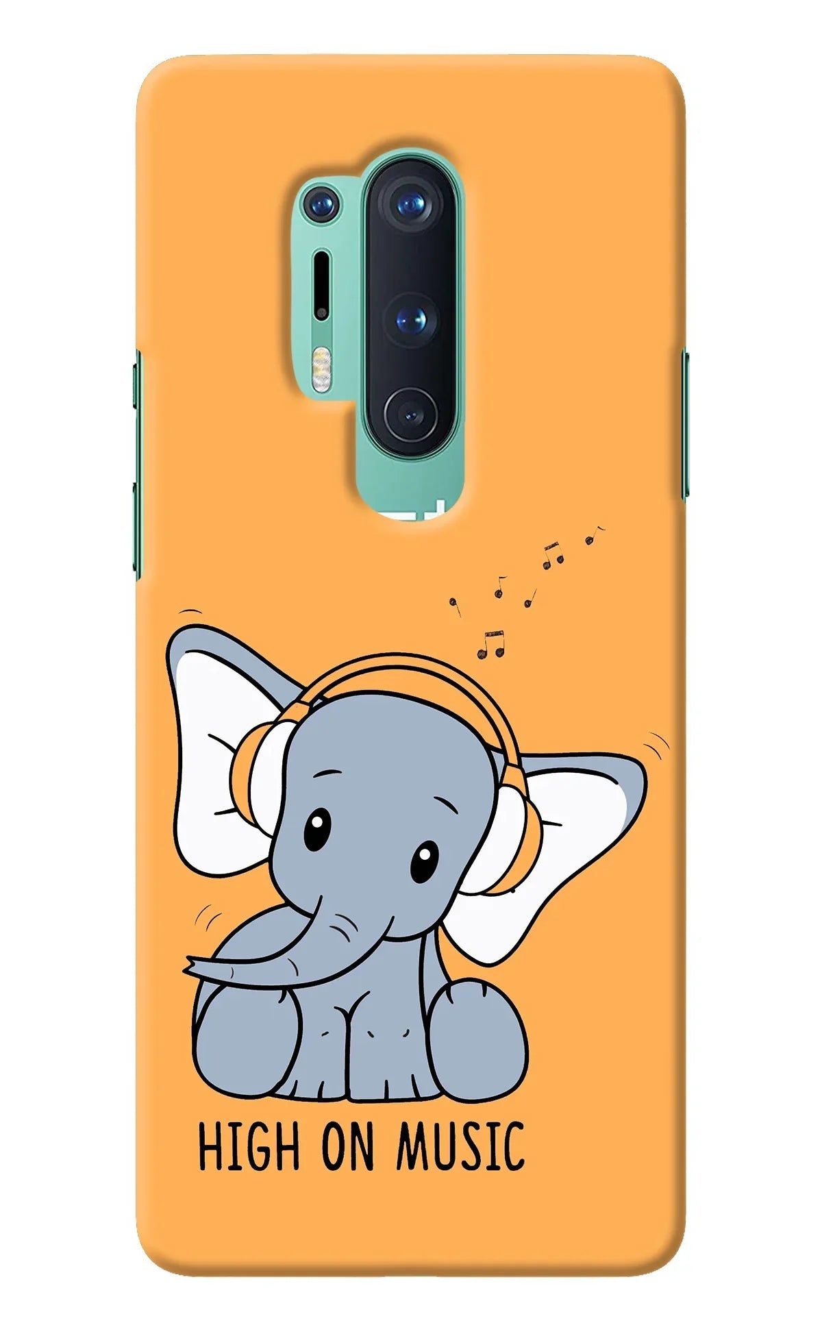 High On Music Oneplus 8 Pro Back Cover