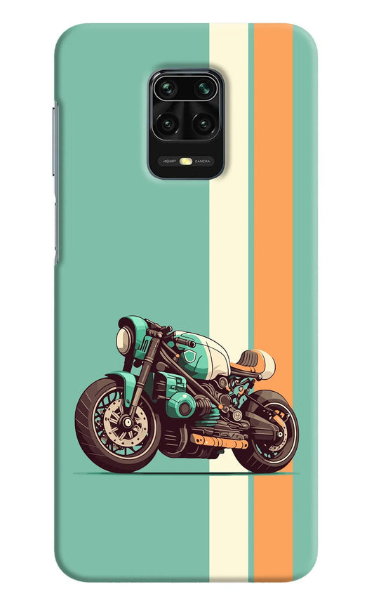 Striped Moto Drift Redmi Note 9 Pro/Pro Max Back Cover