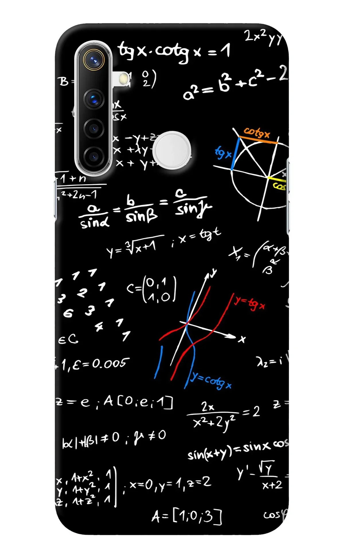 Mathematics Formula Realme Narzo 10 Back Cover