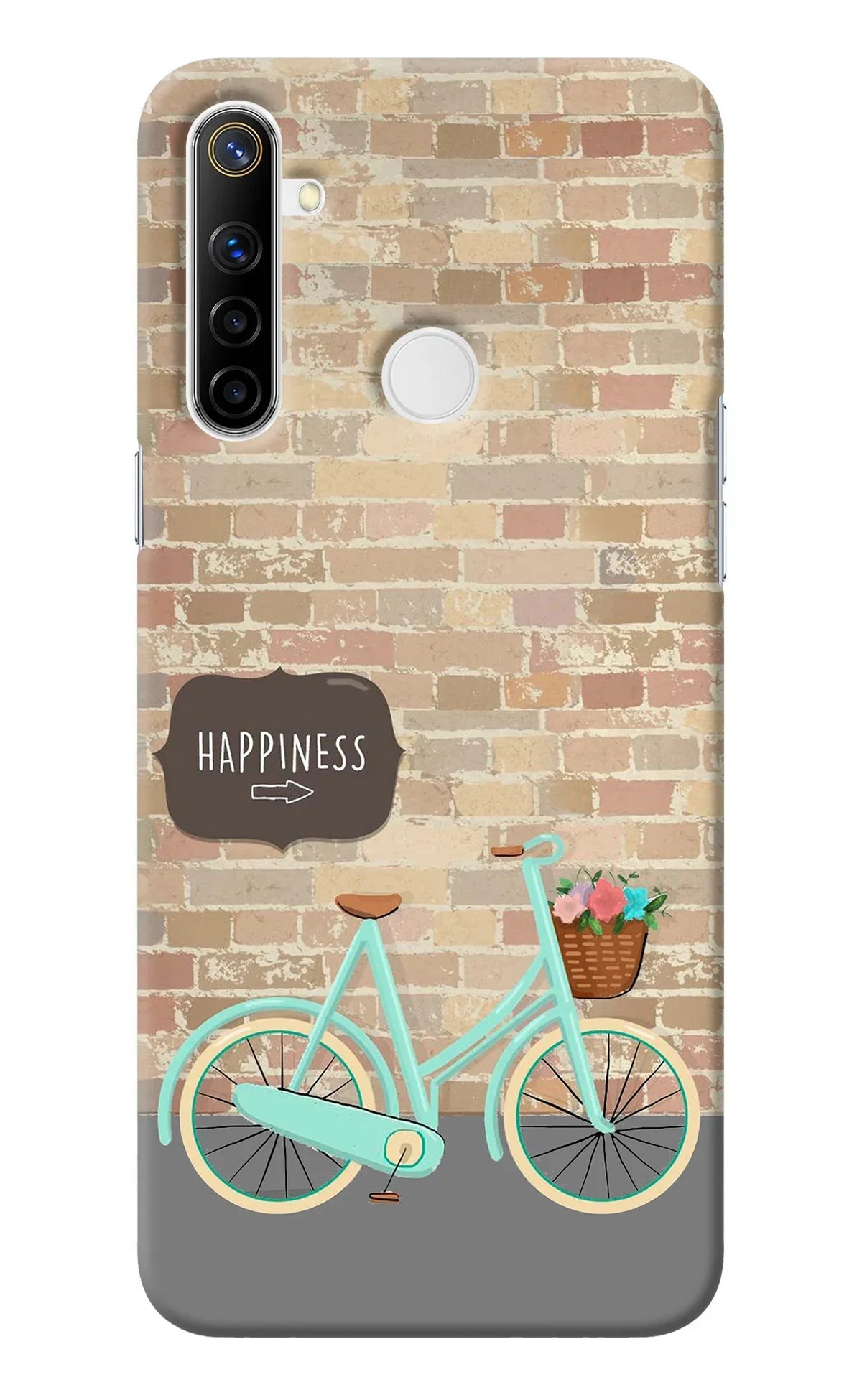 Happiness Artwork Realme Narzo 10 Back Cover