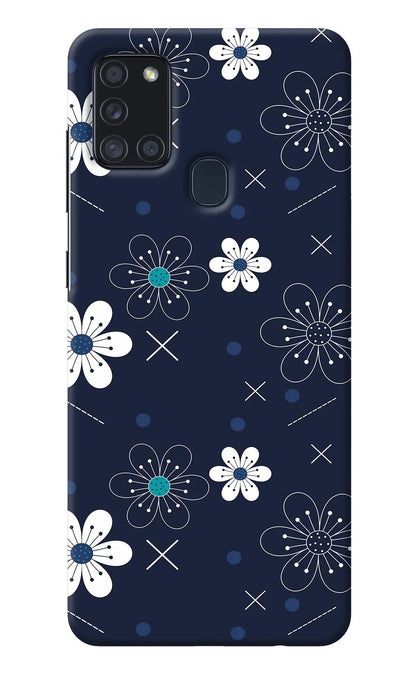 Flowers Samsung A21s Back Cover