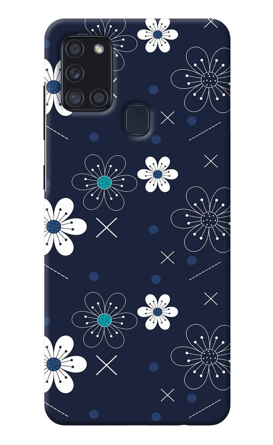 Flowers Samsung A21s Back Cover