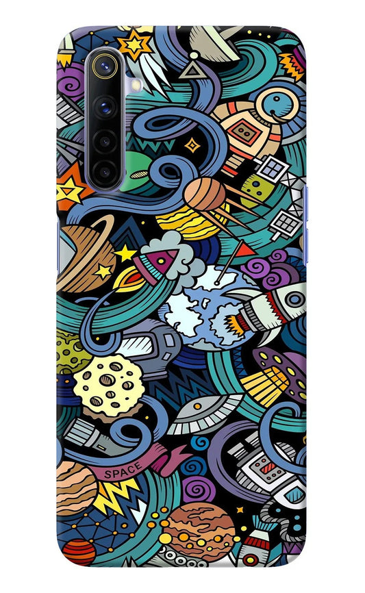 Space Abstract Realme 6/6i Back Cover