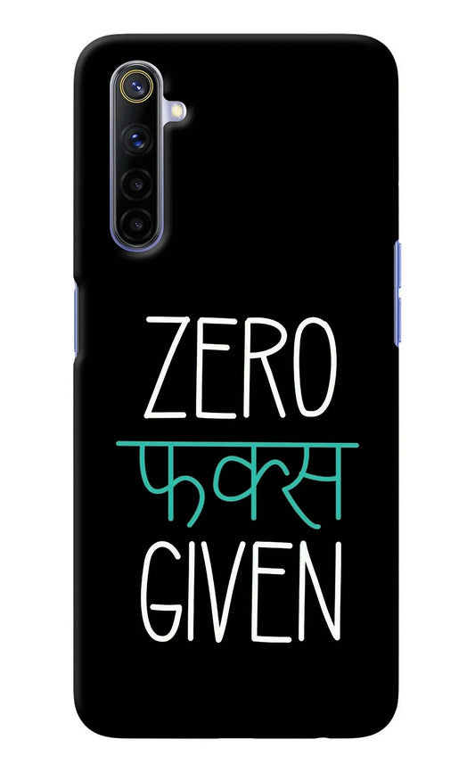 Zero Fucks Given Realme 6/6i Back Cover