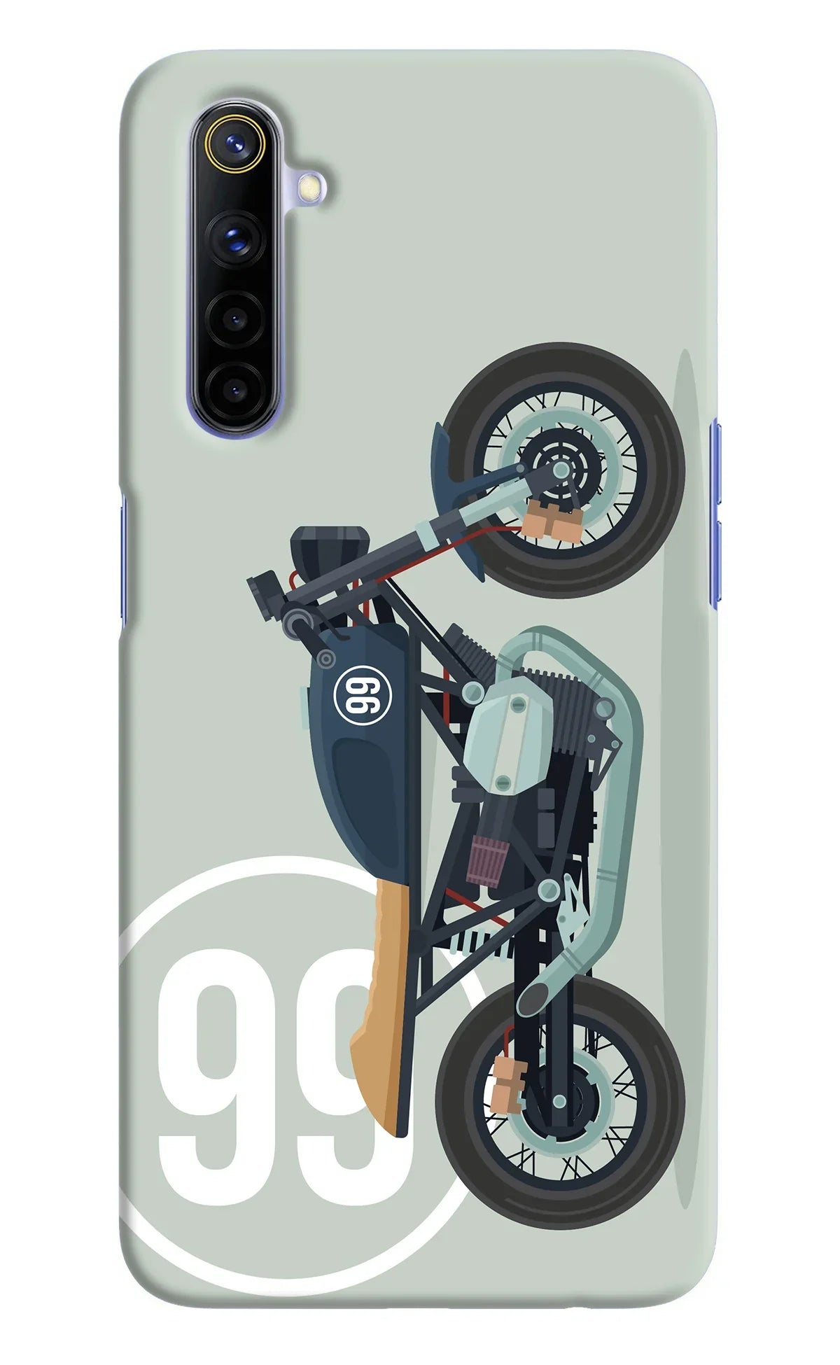 Classic Cafe Racer 99 Realme 6/6i Back Cover