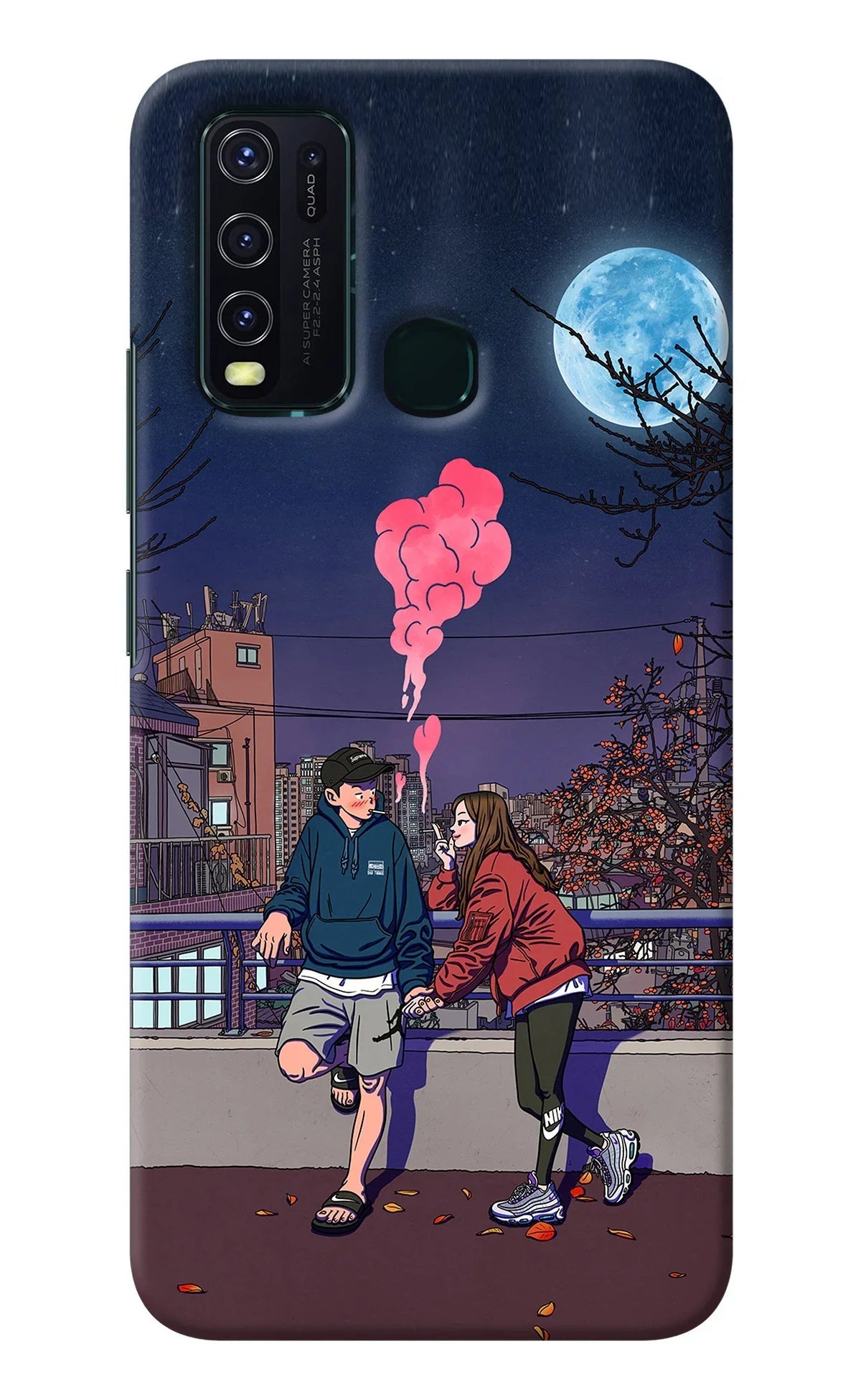 Chilling Couple Vivo Y30/Y50 Back Cover
