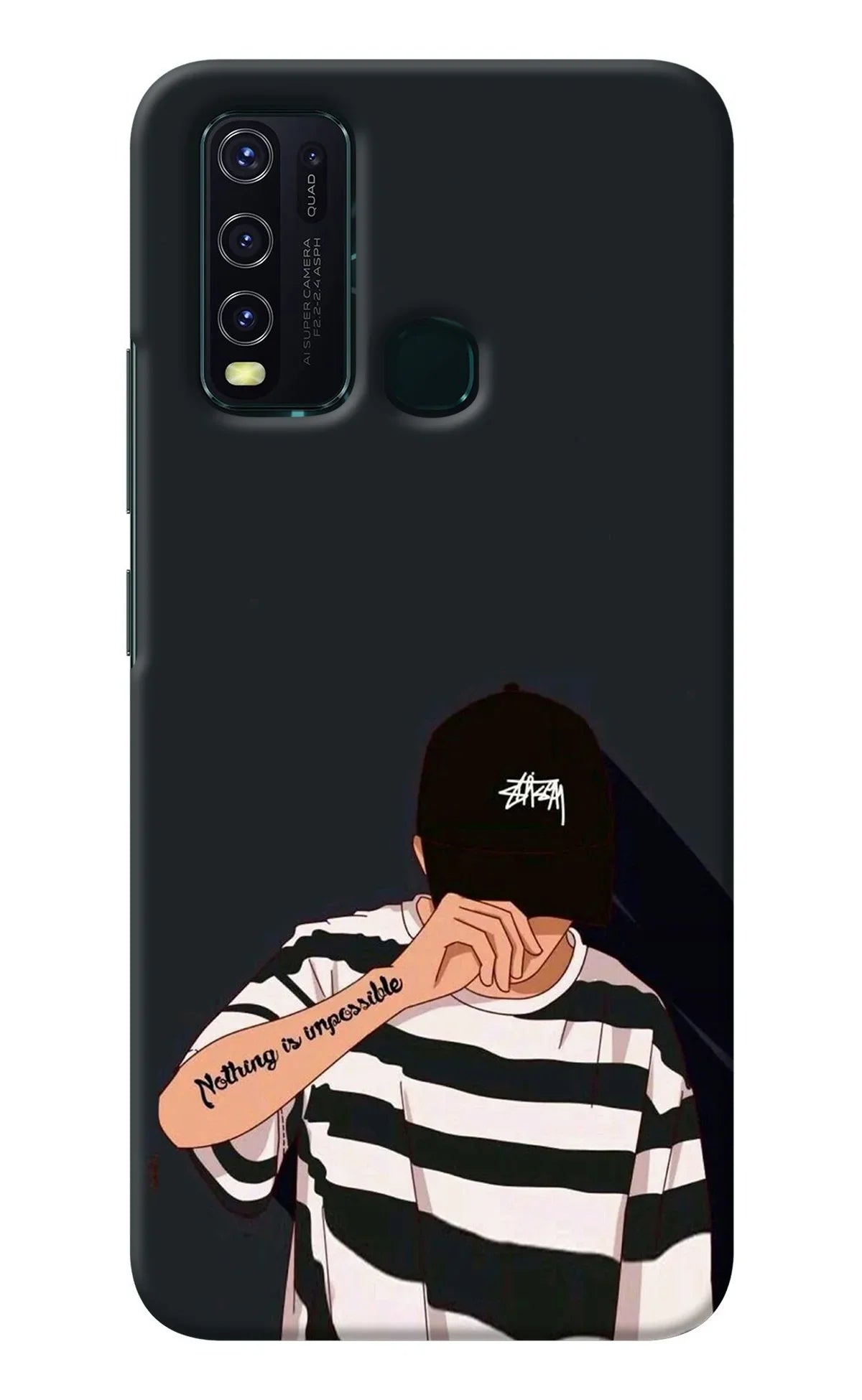 Aesthetic Boy Vivo Y30/Y50 Back Cover