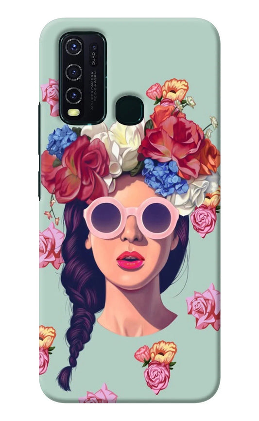 Pretty Girl Vivo Y30/Y50 Back Cover