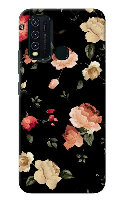 Flowers Vivo Y30/Y50 Back Cover