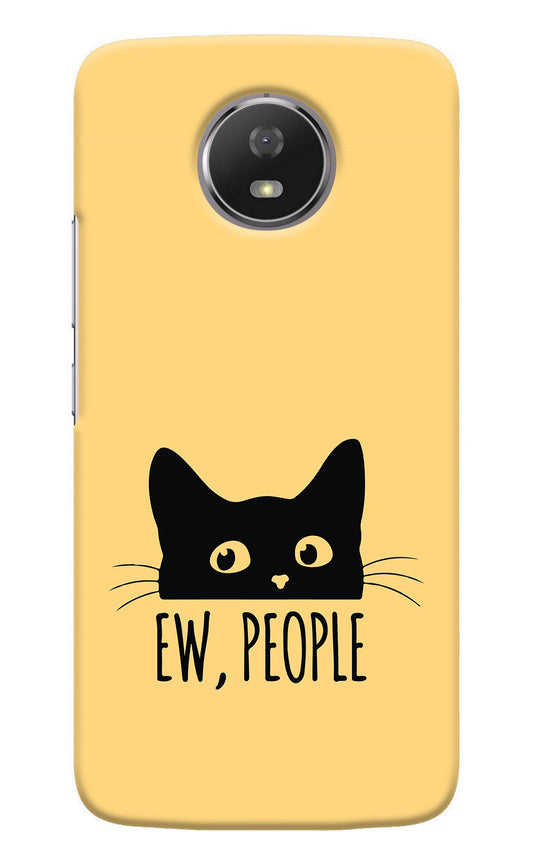 Ew People Catitude Moto G5S Back Cover