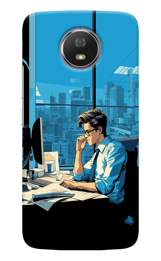 Focused Hustler (AI Generated) Moto G5S Back Cover