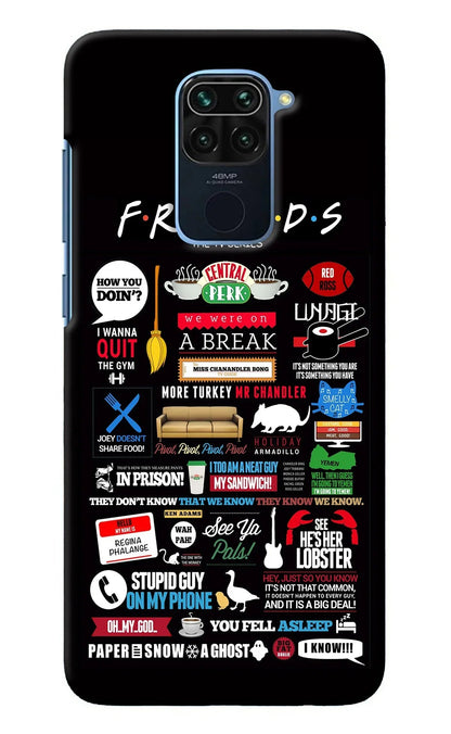 FRIENDS Redmi Note 9 Back Cover