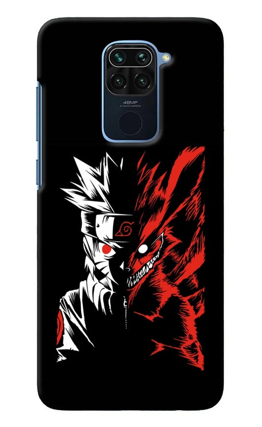 Naruto Two Face Redmi Note 9 Back Cover