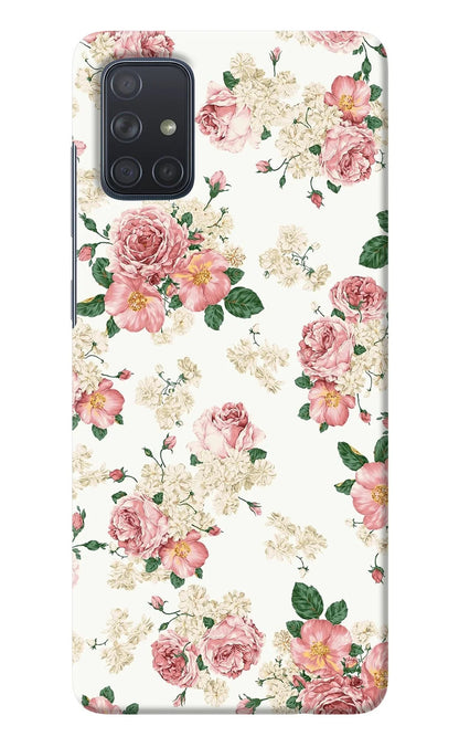 Flowers Samsung A71 Back Cover