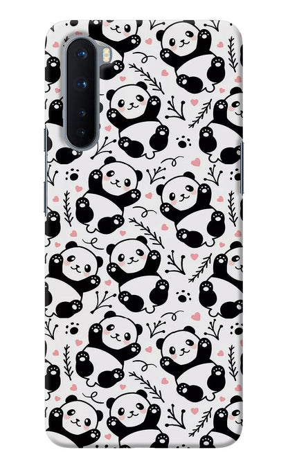 Cute Panda Oneplus Nord Back Cover
