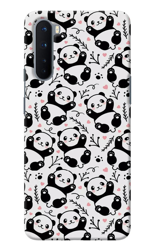 Cute Panda Oneplus Nord Back Cover